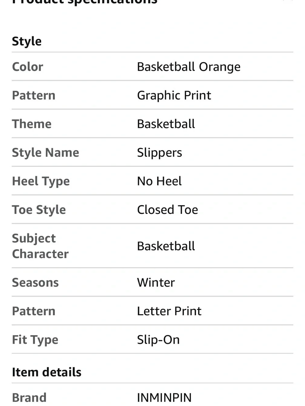 Kids Orange Basketball Sherpa Slippers